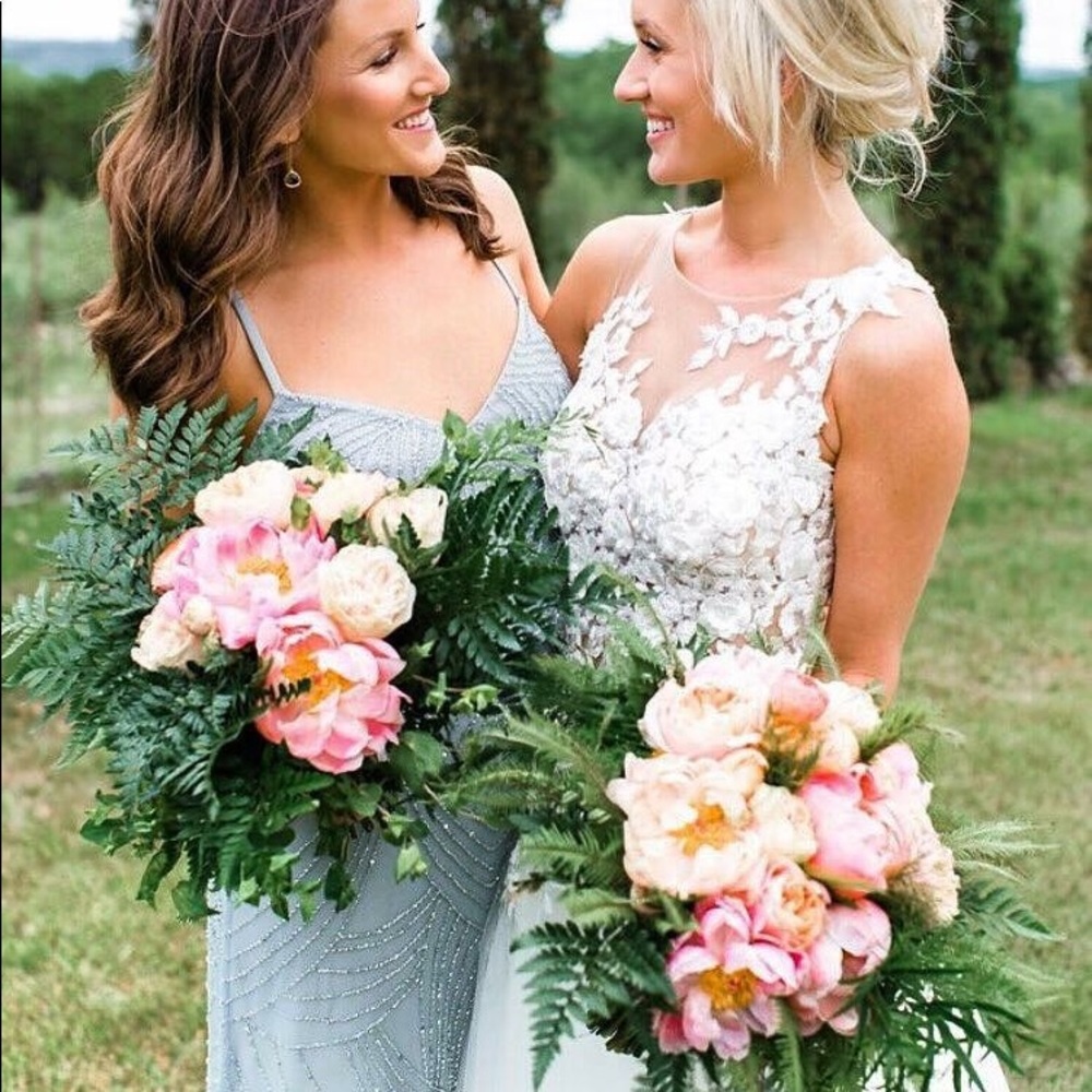 Adrianna Papell Beaded Blouson -Bridesmaid Dress